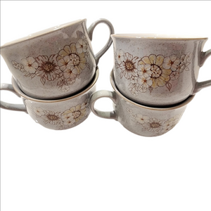 Vintage "Reflections" Denby England Fine Stoneware Handcrafted Set Of 4